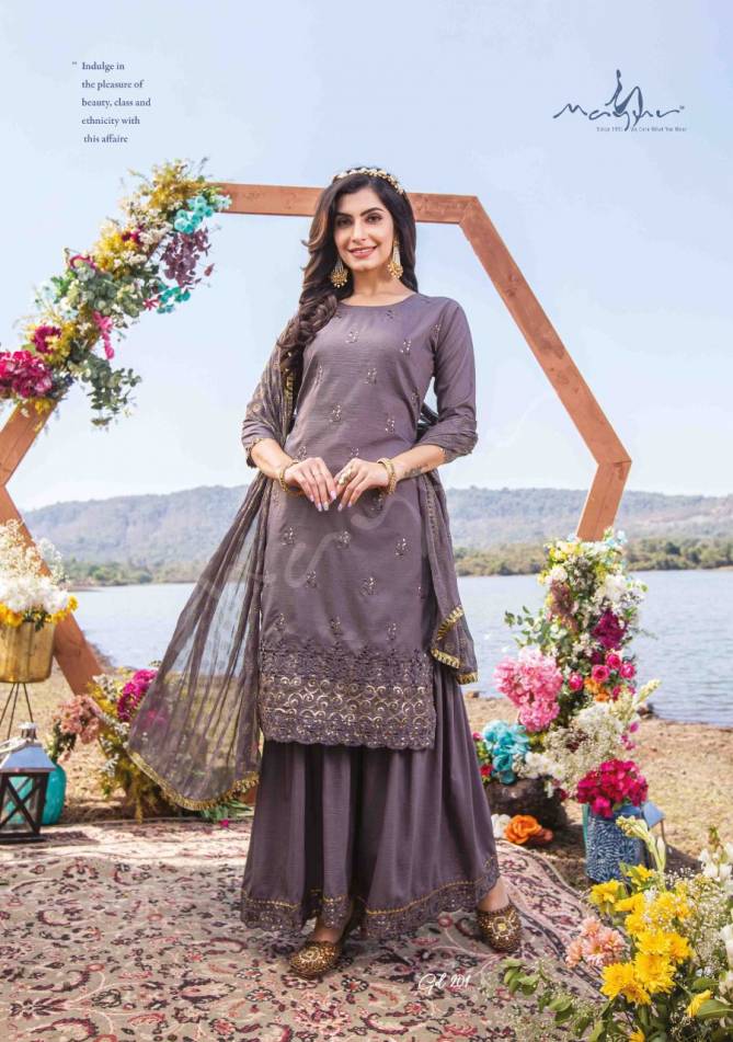Mayur Global Desi 2 Fancy Designer Festive Wear Kurti With Pant And Dupatta Readymade Collection